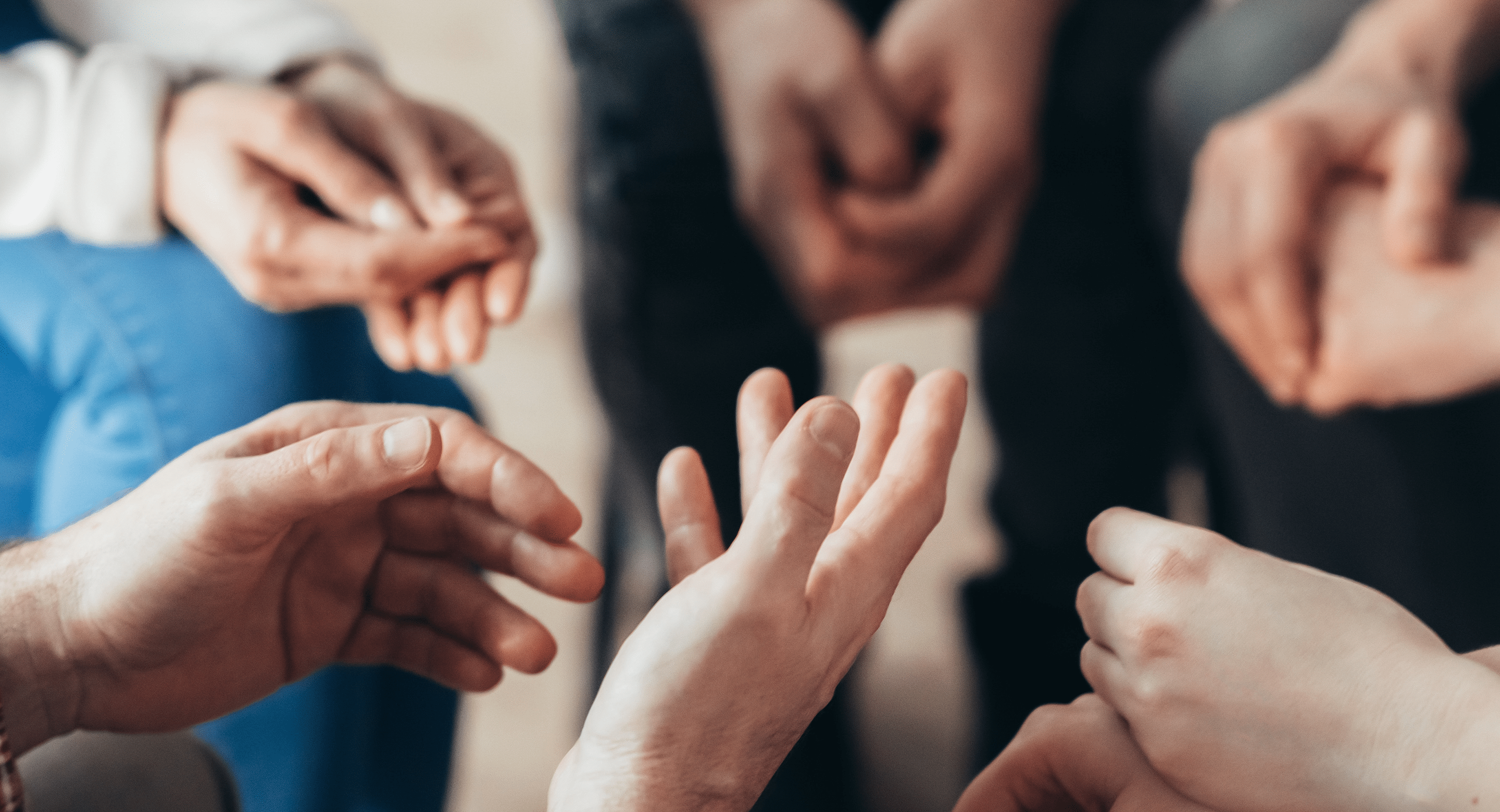 Hands in a circle